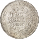20 Centimes 1849-1851, KM# 758, France
