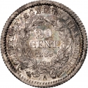 20 Centimes 1878-1889, KM# 828, France