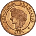 5 Centimes 1871-1898, KM# 821, France