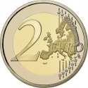 2 Euro 2015, KM# 2192, France, 30th Anniversary of the Flag of Europe