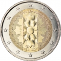 2 Euro 2018, KM# 2458, France, Bleuet de France