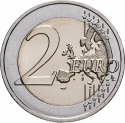 2 Euro 2023, KM# 3226, France, 2023 Rugby World Cup in France