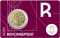 2 Euro 2024, KM# 3327, France, Paris 2024 Summer Olympics, Heracles Wrestling – Notre Dame, R: Burgundy coincard