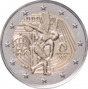 2 Euro 2022, KM#  3165, France, Paris 2024 Summer Olympics, Spirit of Freedom