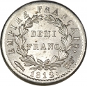 1/2 Franc 1809-1814, KM# 691, France, Napoleon Bonaparte