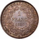 1 Franc 1849-1851, KM# 759, France