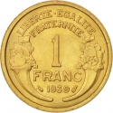 1 Franc 1931-1941, KM# 885, France