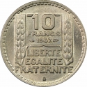 10 Francs 1947-1949, KM# 909, France