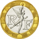 10 Francs 1988-2001, KM# 964.1, France