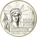 100 Francs 1986, KM# 960, France, 100th Anniversary of the Statue of Liberty