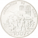 100 Francs 1994, KM# 1045.1, France, 50th Anniversary of the Liberation of Paris, Liberation