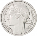 2 Francs 1941-1959, KM# 886a, France