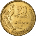 20 Francs 1950-1954, KM# 917, France