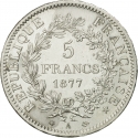5 Francs 1870-1889, KM# 820, France