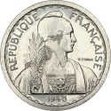 10 Centimes 1945, KM# 28, French Indochina