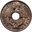 5 Centimes 1923-1938, KM# 18, French Indochina