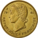 25 Francs 1956, KM# 7, French West Africa
