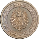 20 Pfennig 1887-1888, KM# 9, Germany, Empire, William I