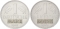 1 Deutsche Mark 1950-2001, KM# 110, Germany, Federal Republic, Type A/D (left), type B/C (right)