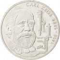 10 Deutsche Mark 1988, KM# 169, Germany, Federal Republic, 100th Anniversary of Death of Carl Zeiss