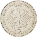 2 Deutsche Mark 1990-2001, KM# 175, Germany, Federal Republic, Anniversary of the Federal Republic of Germany, 40th Anniversary of the West Germany