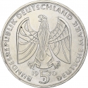 5 Deutsche Mark 1970, KM# 127, Germany, Federal Republic, 200th Anniversary of Birth of Ludwig van Beethoven