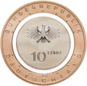 10 Euro 2020, KM# 391, Germany, Federal Republic, Air Moves, On the Land