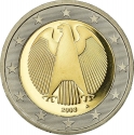 2 Euro 2002-2006, KM# 214, Germany, Federal Republic