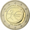 2 Euro 2009, KM# 277, Germany, Federal Republic, 10th Anniversary of the European Monetary Union and the Introduction of the Euro
