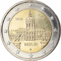 2 Euro 2018, KM# 367, Germany, Federal Republic, German Federal States, Berlin
