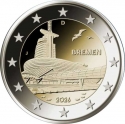 2 Euro 2026, Germany, Federal Republic, German Federal States II, Bremen