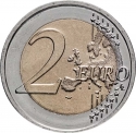 2 Euro 2024, KM# 439, Germany, Federal Republic, German Federal States II, Mecklenburg-Vorpommern