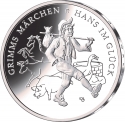 20 Euro 2023, KM# 428, Germany, Federal Republic, Grimms' Fairy Tales, Hans in Luck