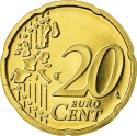 20 Euro Cent 2002-2007, KM# 211, Germany, Federal Republic