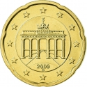 20 Euro Cent 2007-2024, KM# 255, Germany, Federal Republic