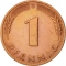 1 Pfennig 1950-2001, KM# 105, Germany, Federal Republic
