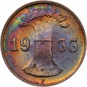 1 Reichspfennig 1924-1936, KM# 37, Germany, Weimar Republic