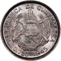 5 Centavos 1925-1949, KM# 238, Guatemala
