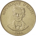 20 Centimes 1986-1991, KM# 152, Haiti