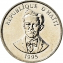 5 Centimes 1995-1997, KM# 154a, Haiti