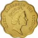 20 Cents 1985-1991, KM# 59, Hong Kong, Elizabeth II