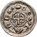 1 Denier 1074-1077, Huszar# 19, Hungary, Géza I
