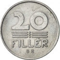 20 Fillér 1953-1966, KM# 550, Hungary