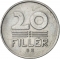 20 Fillér 1953-1966, KM# 550, Hungary