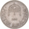 50 Fillér 1926-1940, KM# 509, Hungary, Miklós Horthy