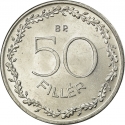 50 Fillér 1953-1966, KM# 551, Hungary