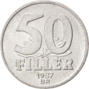 50 Fillér 1967-1989, KM# 574, Hungary