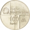 100 Forint 1974, KM# 603, Hungary, 50th Anniversary of the Foundation of the Magyar Nemzeti Bank