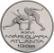 1000 Forint 1995, KM# 716, Hungary, Atlanta 1996 Summer Olympics, Fencing