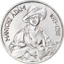 200 Forint 1977, KM# 610, Hungary, Hungarian Painters, Ádám Mányoki